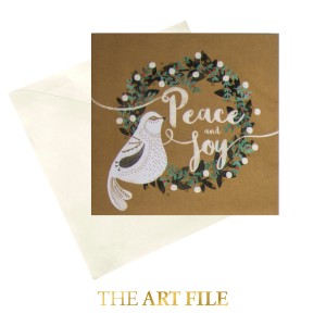Поздравителна картичка "Мир и любов"